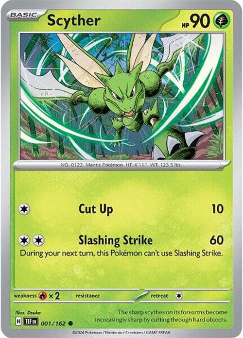 Scyther (001/162) [Scarlet & Violet: Temporal Forces] | Exor Games New Glasgow