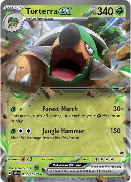 Torterra ex (012/162) [Scarlet & Violet: Temporal Forces] | Exor Games New Glasgow