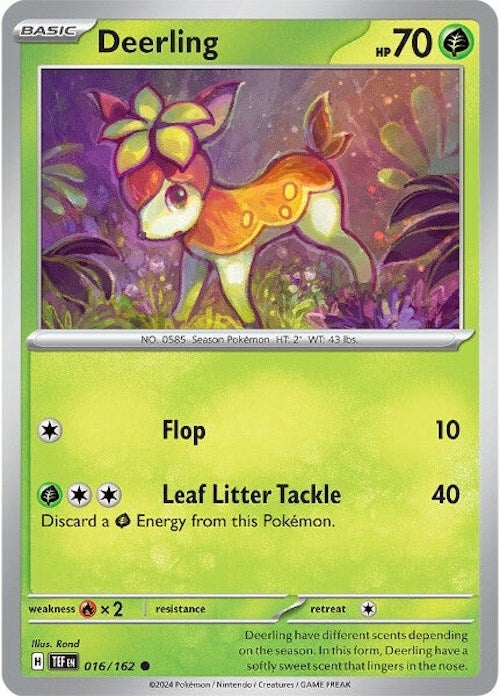 Deerling (016/162) [Scarlet & Violet: Temporal Forces] | Exor Games New Glasgow