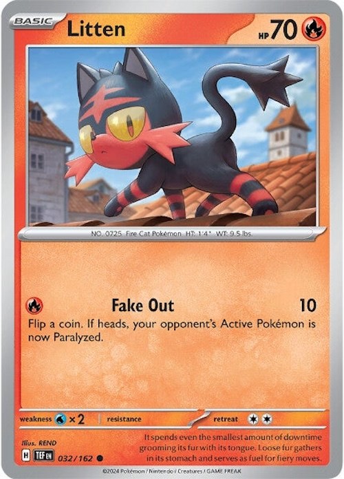 Litten (032/162) [Scarlet & Violet: Temporal Forces] | Exor Games New Glasgow