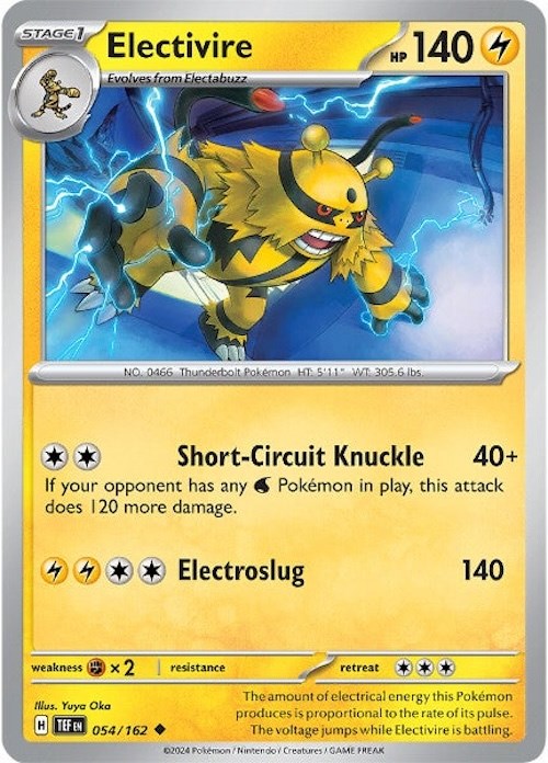 Electivire (054/162) [Scarlet & Violet: Temporal Forces] | Exor Games New Glasgow