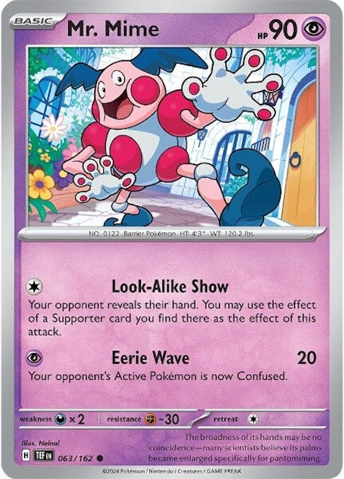 Mr. Mime (063/162) [Scarlet & Violet: Temporal Forces] | Exor Games New Glasgow