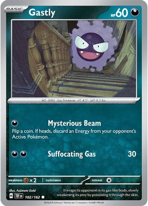 Gastly (102/162) [Scarlet & Violet: Temporal Forces] | Exor Games New Glasgow