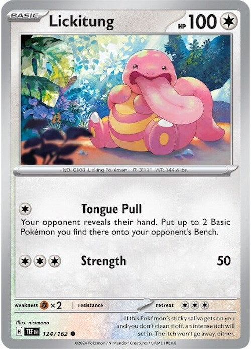 Lickitung (124/162) [Scarlet & Violet: Temporal Forces] | Exor Games New Glasgow