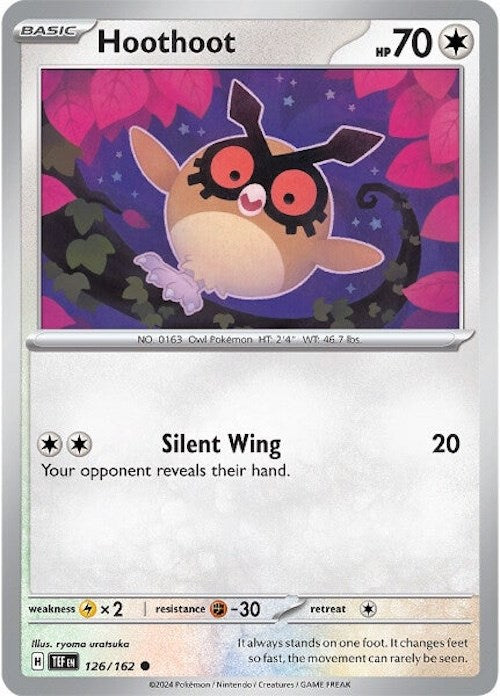 Hoothoot (126/162) [Scarlet & Violet: Temporal Forces] | Exor Games New Glasgow