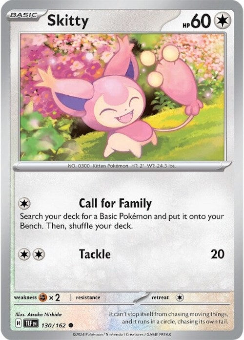 Skitty (130/162) [Scarlet & Violet: Temporal Forces] | Exor Games New Glasgow