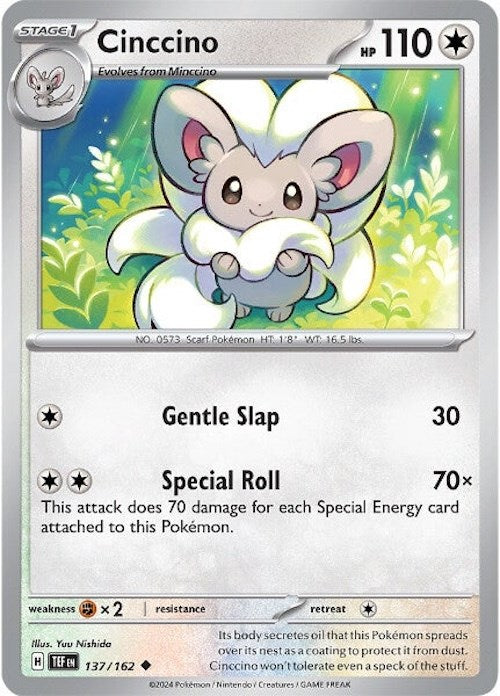 Cinccino (137/162) [Scarlet & Violet: Temporal Forces] | Exor Games New Glasgow