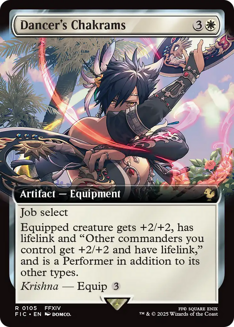Dancer's Chakrams (Extended Art) [FINAL FANTASY Commander] | Exor Games New Glasgow