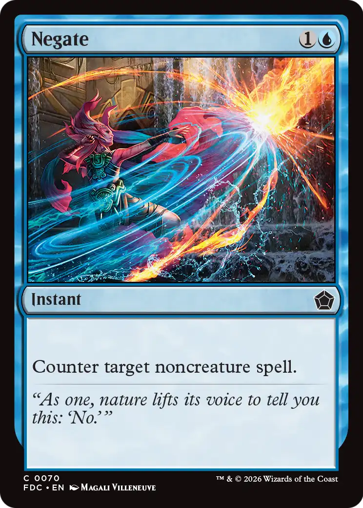 Negate [Foundations Commander] | Exor Games New Glasgow