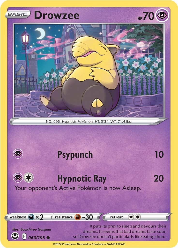 Drowzee (060/195) [Sword & Shield: Silver Tempest] | Exor Games New Glasgow