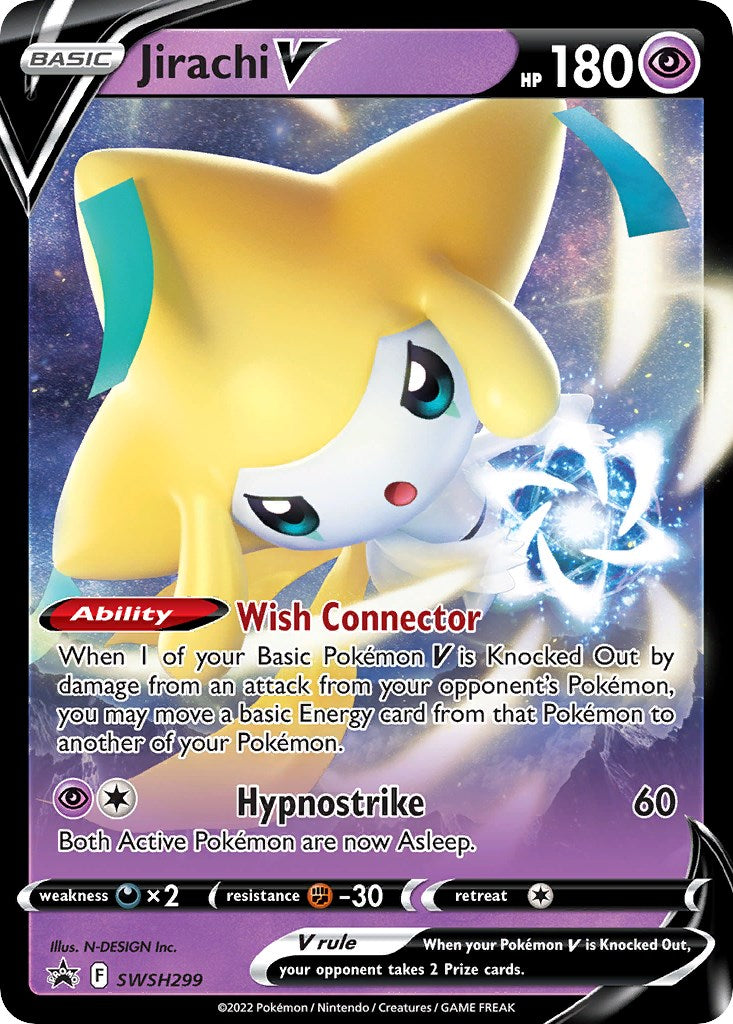 Jirachi V (SWSH299) [Sword & Shield: Black Star Promos] | Exor Games New Glasgow