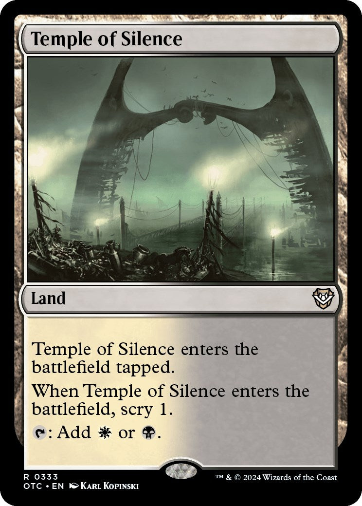 Temple of Silence [Outlaws of Thunder Junction Commander] | Exor Games New Glasgow