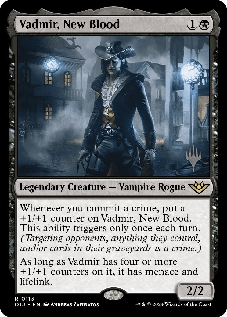 Vadmir, New Blood (Promo Pack) [Outlaws of Thunder Junction Promos] | Exor Games New Glasgow