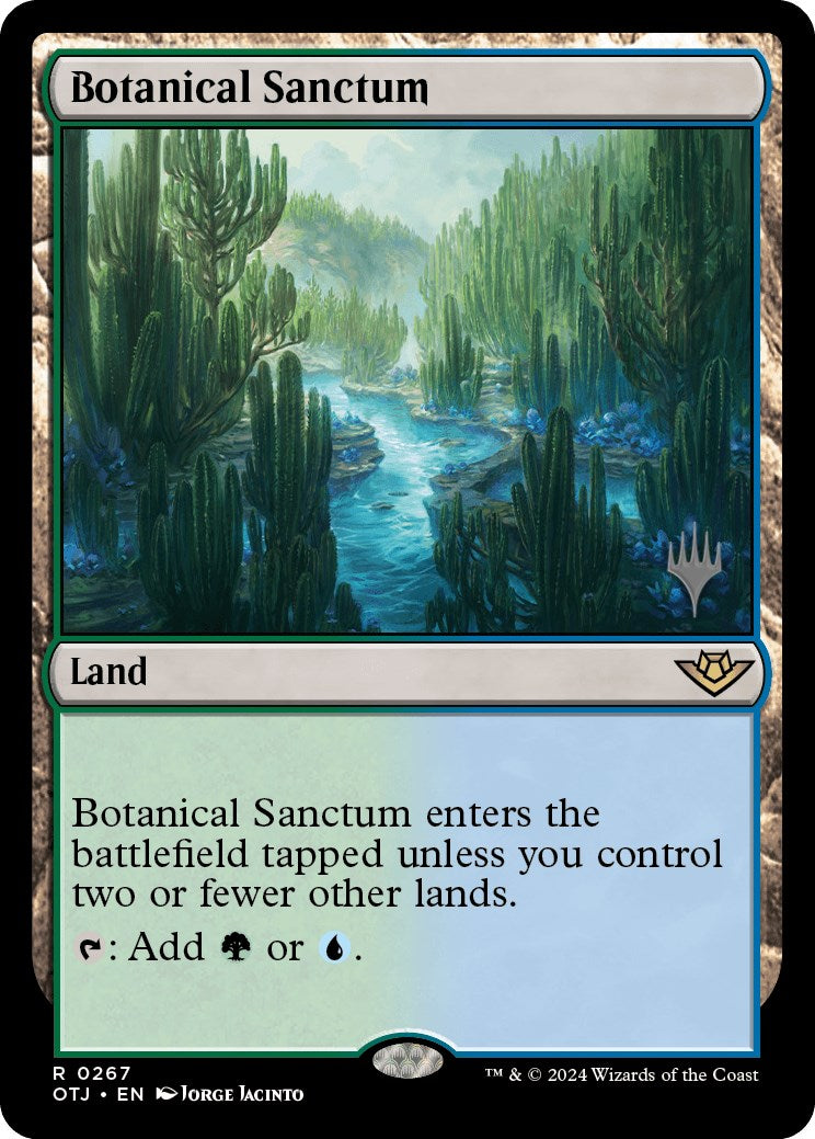 Botanical Sanctum (Promo Pack) [Outlaws of Thunder Junction Promos] | Exor Games New Glasgow