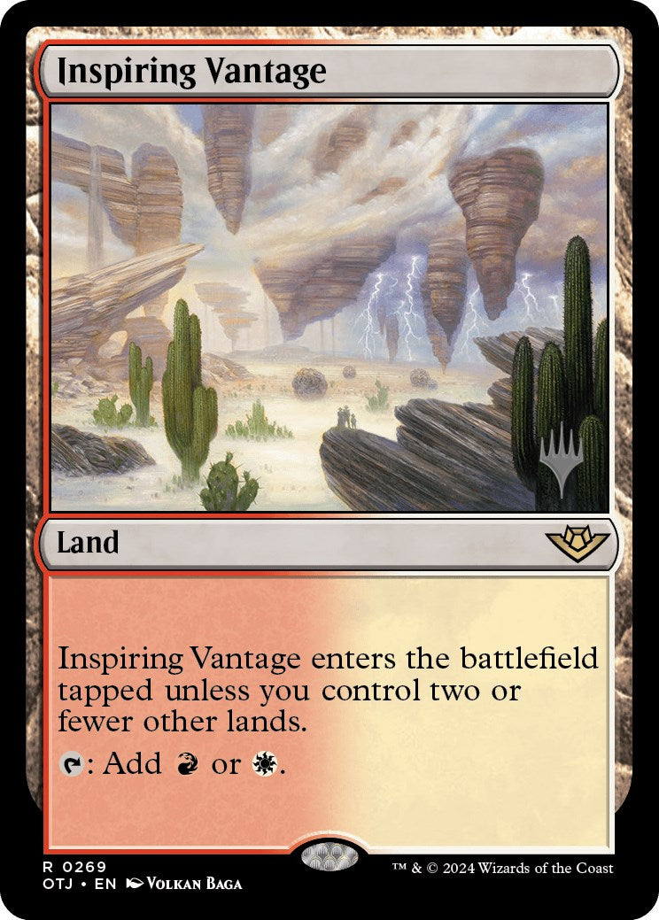 Inspiring Vantage (Promo Pack) [Outlaws of Thunder Junction Promos] | Exor Games New Glasgow