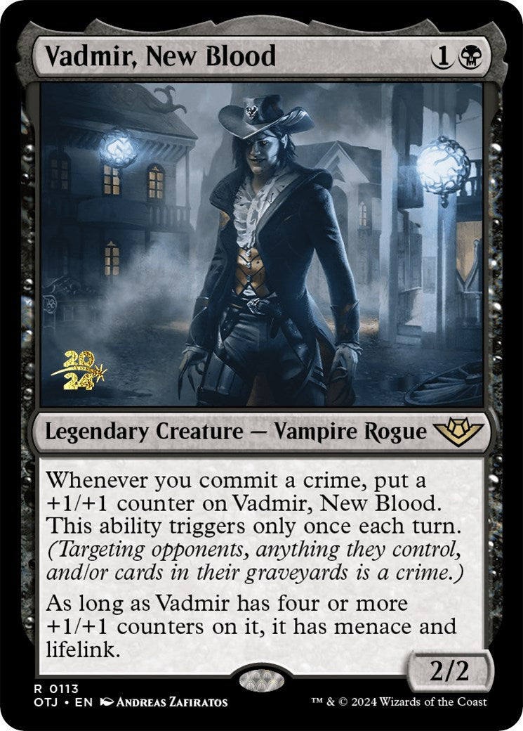 Vadmir, New Blood [Outlaws of Thunder Junction Prerelease Promos] | Exor Games New Glasgow