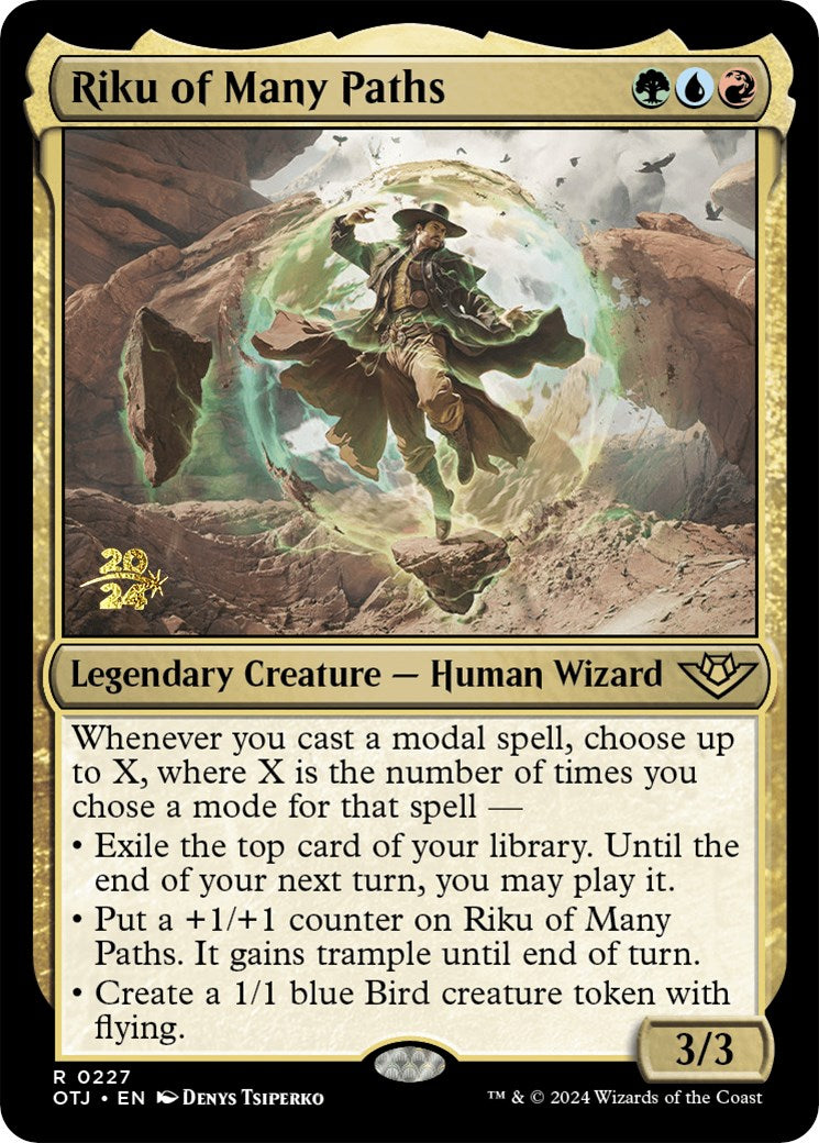 Riku of Many Paths [Outlaws of Thunder Junction Prerelease Promos] | Exor Games New Glasgow