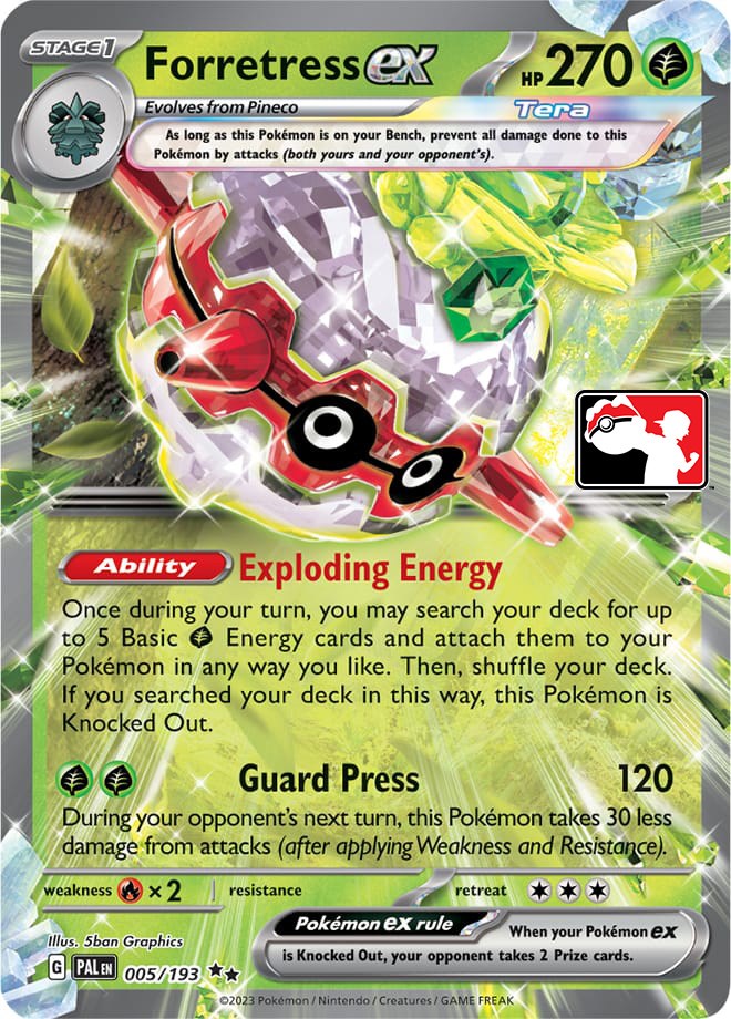 Forretress ex (005/193) [Prize Pack Series Four] | Exor Games New Glasgow