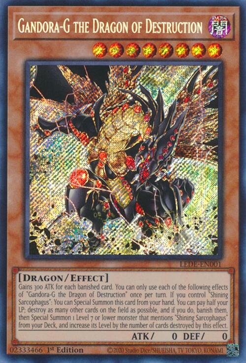 Gandora-G the Dragon of Destruction [LEDE-EN001] Secret Rare | Exor Games New Glasgow