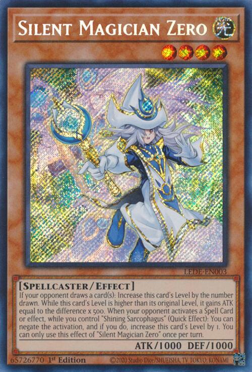 Silent Magician Zero [LEDE-EN003] Secret Rare | Exor Games New Glasgow