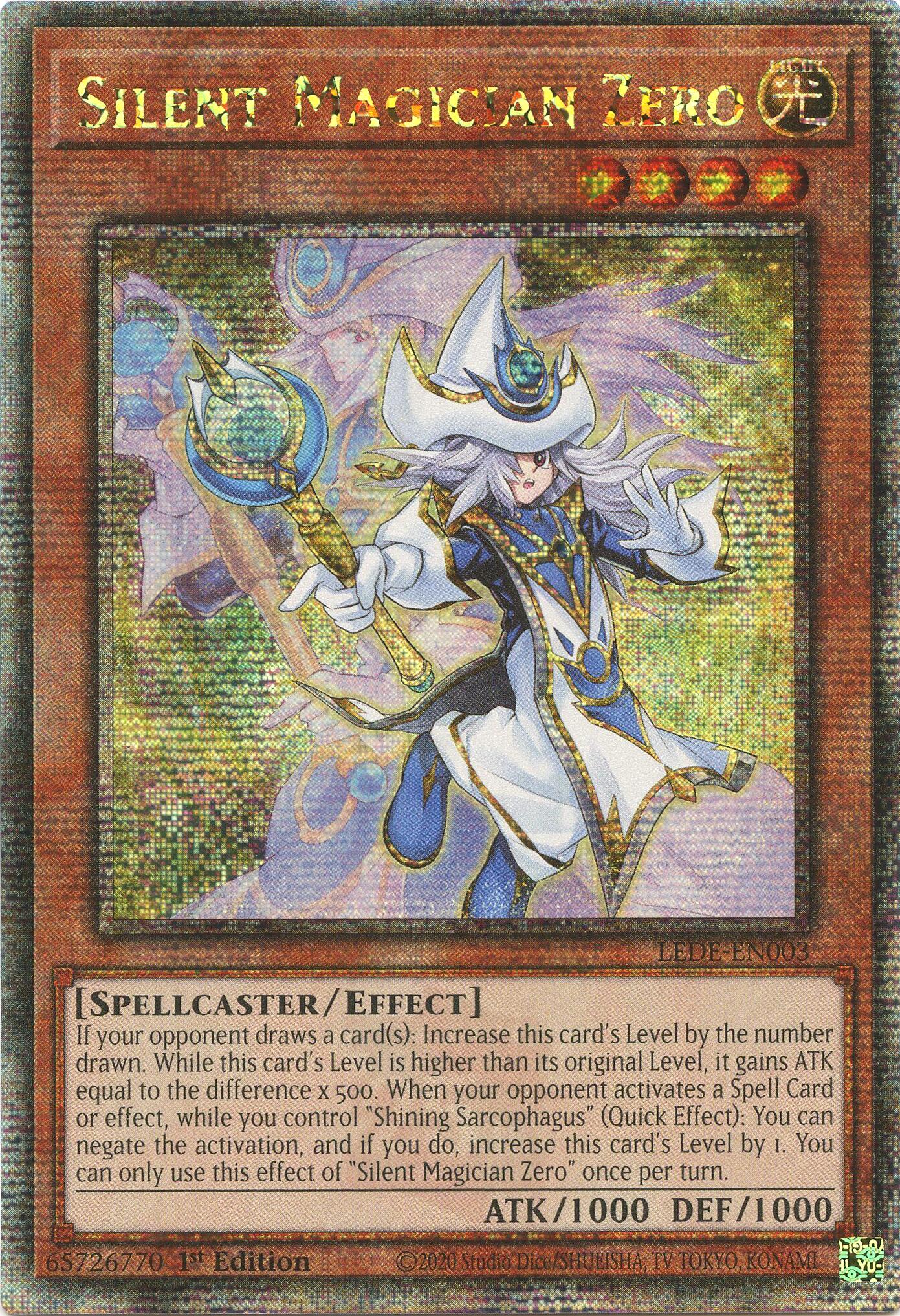 Silent Magician Zero [LEDE-EN003] Quarter Century Secret Rare | Exor Games New Glasgow