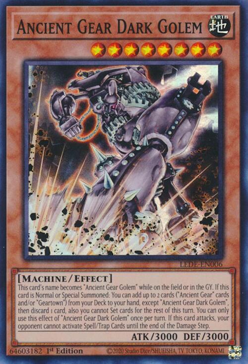 Ancient Gear Dark Golem [LEDE-EN006] Super Rare | Exor Games New Glasgow