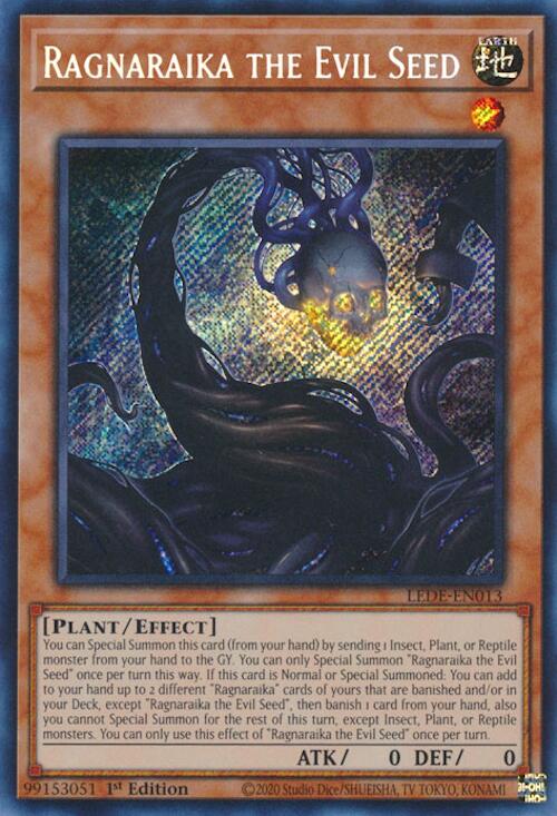 Ragnaraika the Evil Seed [LEDE-EN013] Secret Rare | Exor Games New Glasgow