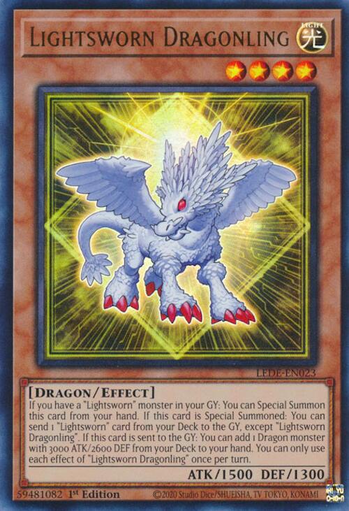 Lightsworn Dragonling [LEDE-EN023] Ultra Rare | Exor Games New Glasgow