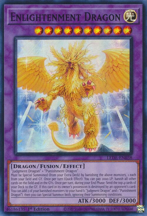 Enlightenment Dragon [LEDE-EN038] Super Rare | Exor Games New Glasgow