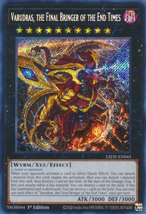 Varudras, the Final Bringer of the End Times [LEDE-EN045] Secret Rare | Exor Games New Glasgow