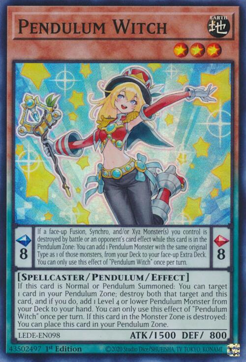 Pendulum Witch [LEDE-EN098] Super Rare | Exor Games New Glasgow