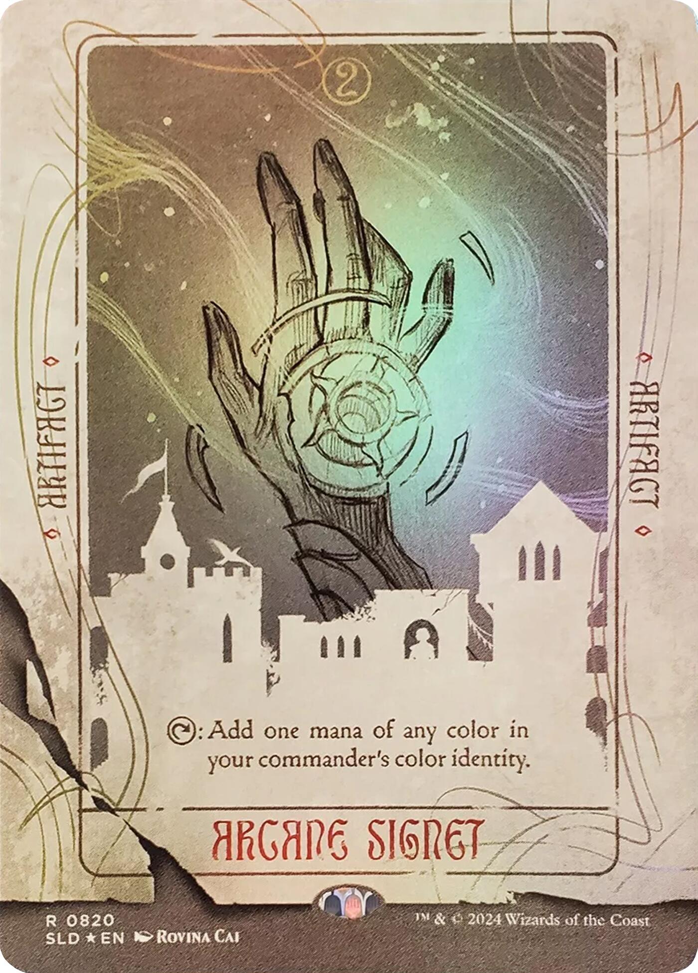 Arcane Signet (0820) (Rainbow Foil) [Secret Lair Drop Series] | Exor Games New Glasgow