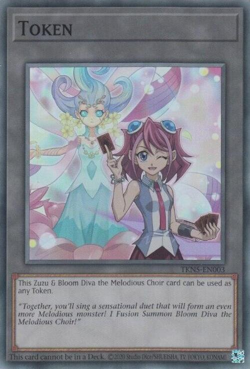 Token: Zuzu and Bloom Diva the Melodious Choir [TKN5-EN003] Super Rare | Exor Games New Glasgow