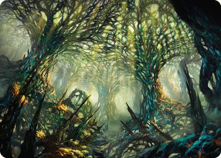 The Hunter Maze Art Card [Phyrexia: All Will Be One Art Series] | Exor Games New Glasgow