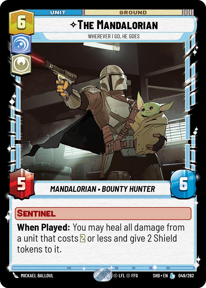 The Mandalorian - Wherever I Go, He Goes (049/262) (049/262) [Shadows of the Galaxy] | Exor Games New Glasgow