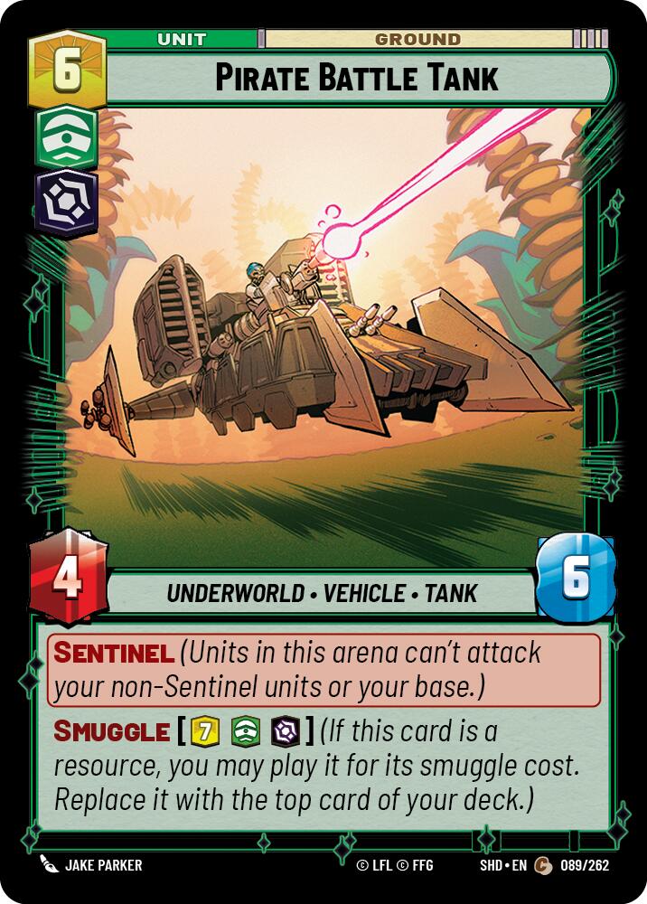 Pirate Battle Tank (089/262) (089/262) [Shadows of the Galaxy] | Exor Games New Glasgow