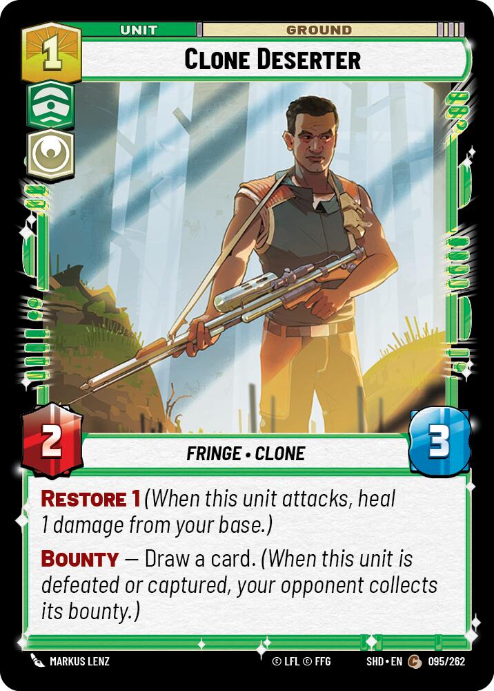 Clone Deserter (095/262) (095/262) [Shadows of the Galaxy] | Exor Games New Glasgow