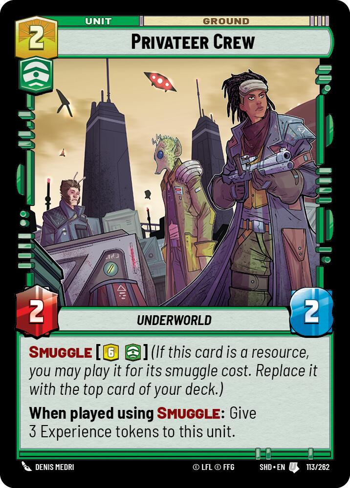 Privateer Crew (113/262) (113/262) [Shadows of the Galaxy] | Exor Games New Glasgow