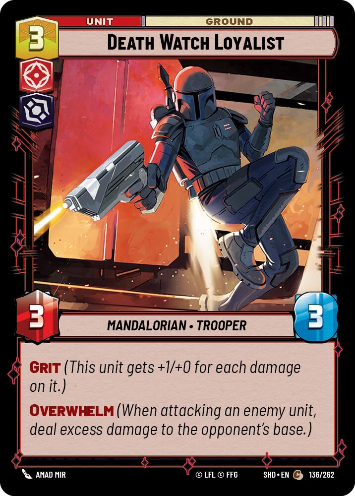 Death Watch Loyalist (136/262) (136/262) [Shadows of the Galaxy] | Exor Games New Glasgow