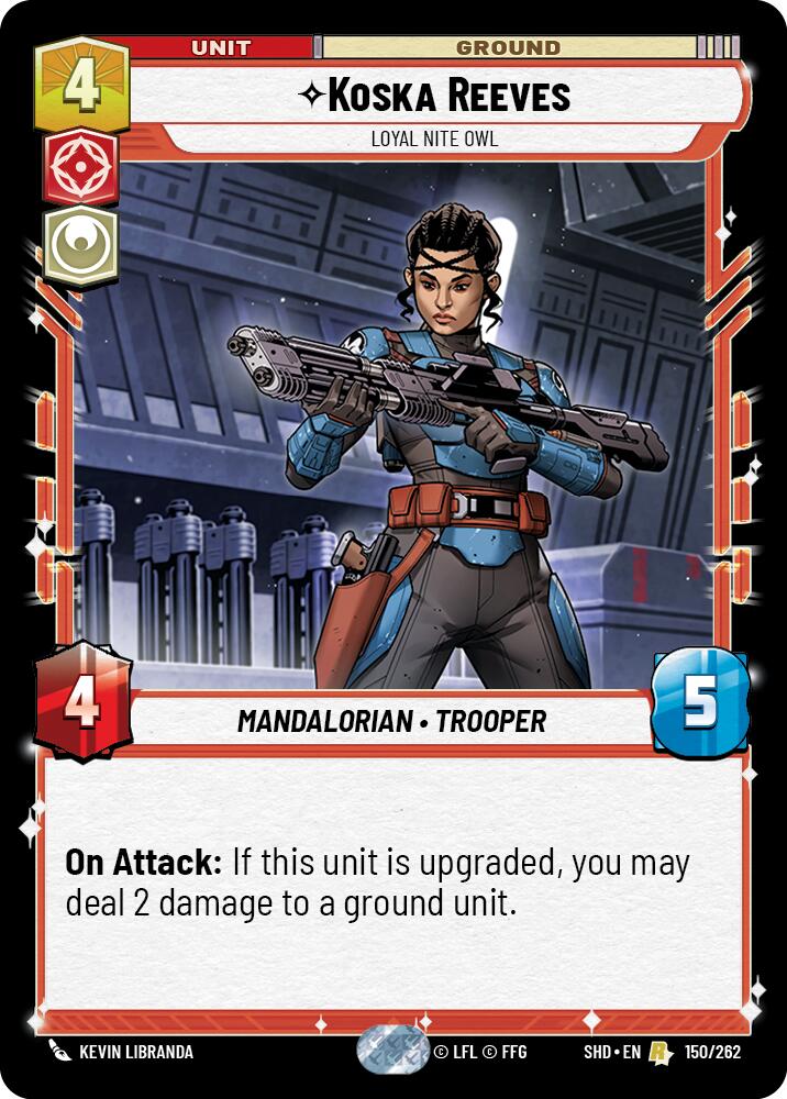 Koska Reeves - Loyal Nite Owl (150/262) (150/262) [Shadows of the Galaxy] | Exor Games New Glasgow