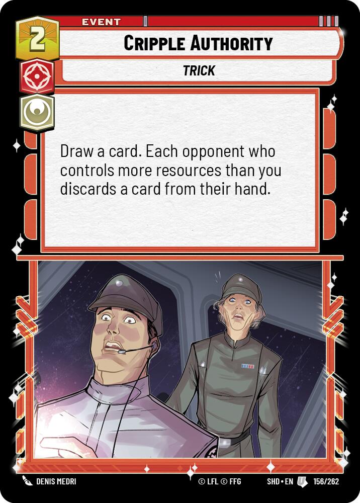 Cripple Authority (156/262) (156/262) [Shadows of the Galaxy] | Exor Games New Glasgow