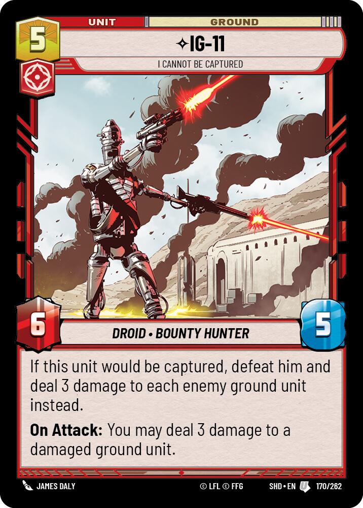 IG-11 - I Cannot Be Captured (170/262) (170/262) [Shadows of the Galaxy] | Exor Games New Glasgow