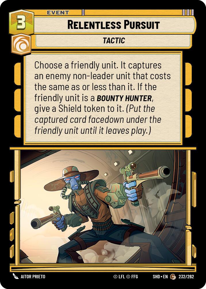 Relentless Pursuit (232/262) (232/262) [Shadows of the Galaxy] | Exor Games New Glasgow