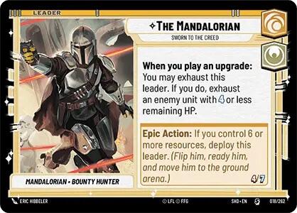 The Mandalorian - Sworn To The Creed (018/262) (018/262) [Shadows of the Galaxy] | Exor Games New Glasgow