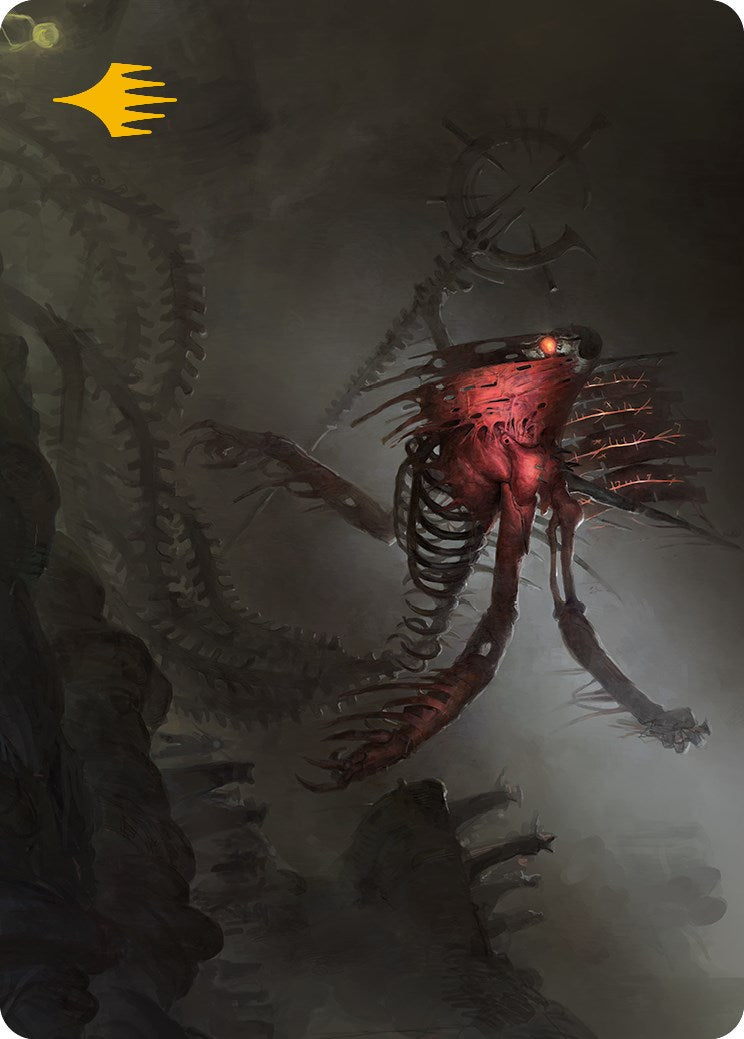 Drivnod, Carnage Dominus Art Card (Gold-Stamped Signature) [Phyrexia: All Will Be One Art Series] | Exor Games New Glasgow