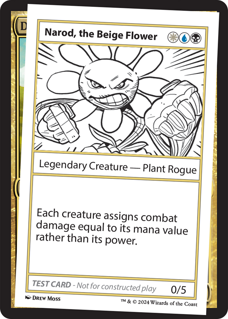 Narod, the Beige Flower [Mystery Booster 2 Playtest Cards] | Exor Games New Glasgow