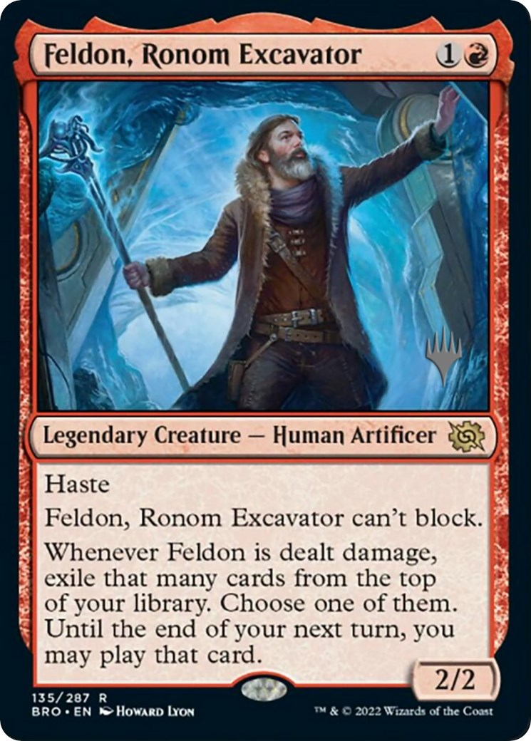 Feldon, Ronom Excavator (Promo Pack) [The Brothers' War Promos] | Exor Games New Glasgow