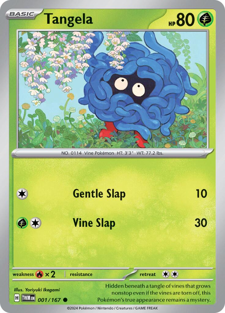 Tangela (001/167) [Scarlet & Violet: Twilight Masquerade] | Exor Games New Glasgow