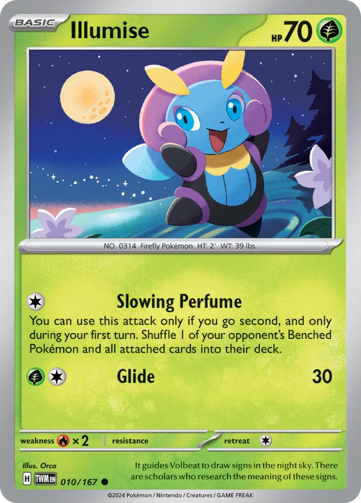 Illumise (010/167) [Scarlet & Violet: Twilight Masquerade] | Exor Games New Glasgow