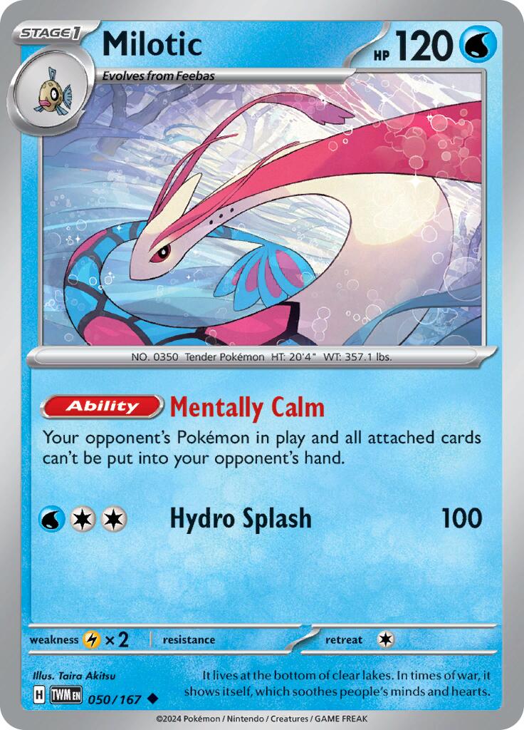 Milotic (050/167) [Scarlet & Violet: Twilight Masquerade] | Exor Games New Glasgow